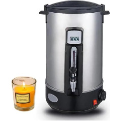 Candle Wax Melting Pot Machine, Electric Large Capacity Melter with Heating Spout, No Clogged Design for Candle Making, 35L Capacity