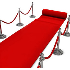 Red Carpet Party 1 x 10 m Wedding Rug VIP Event Aisle Runner Reception Fair Sold by the Metre for Party, Ceremony Wedding Decoration