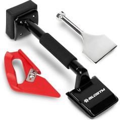 Carpet Tensioner Set - No Wrinkles, Carpet Kneesball, Carpet Bolster and Carpet Cutter for All Types of Carpets, Professional Carpet Footballer with Soft Grip - Essential