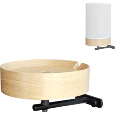 Wall Mount for Sonos Era 100 Speaker - Real Wood - Cable Management - Durable Paint Finish - Compatible with Sonos Era 100 - Natural Colour