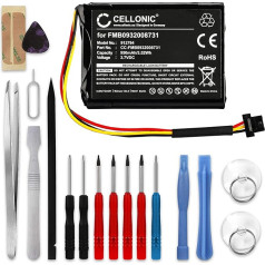 Battery Navi Compatible with Tomtom Go 600, Go 510 (2013), Go 500 (2013) (950 mAh, 3.7 V) + Tool Set
