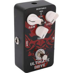 Electric Guitar Effect Pedal Bordering Distortion Overdrive Pedal Metal Distortion Effect Pedal for Guitar Bass JF-02