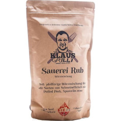 Klaus grillt, Sauerei Rub 750 g Stand Up Bag