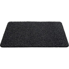 F&S SPAGHETTI-CURLY 60 X 80 CM extremely robust door mat for OUTSIDE use. Colour BLACK. Frostproof. Height 13 mm. Exists in 4 colours.