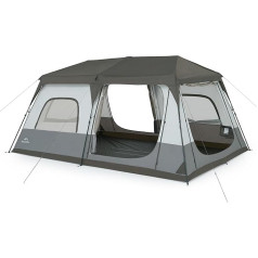Naturehike Cape 8.3 ㎡ & 12.9 ㎡ Large Tent 6-8 People Camping Waterproof Tent Family Tent Tunnel Tent PU3000 mm for Family Trips, Camping, Car Trips and Other Outdoor Activities (8 People)