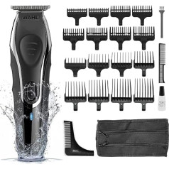 Wahl Aqua Blade Stubble and Beard Trimmer, Beard Shaping Tool, Comb for Beards, Trimmer for Men, Stubble Trimmer, Male Grooming Kit, Ultra Close Cutting, Fully Washable, Wet/Dry Use, Beard Grooming