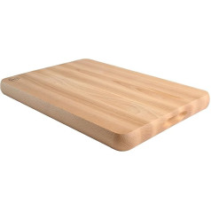 T&G 'TV Chef's' Chopping Board with Finger Grooves in FSC Certified Oiled Beech, Large, 51 x 35.5 x 4 cm