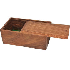 Golden Rosewood Chess Pieces Storage Box for Chess Pieces up to 4.5 Inches