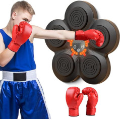 Punching Bag Boxing Machine, Boxing Machine with Music Wall Boxing Pad, Electronic Bluetooth Boxing Machine for Wall Mounting, for Adults and Children