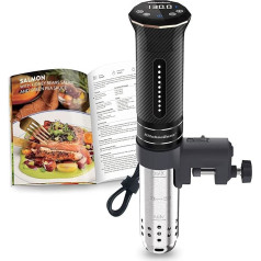 KitchenBoss Sous Vide Garer Stick Precision Cooker Precise: G300T Temperature Setting IPX7 Waterproof LED Touch Display Immersion Diving Ciculator 3D Circulation with Timer