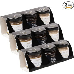 Pack of 3 Lussiero Truffle Gift Set - White Bianchetto Truffle Sauce, Black Summer Truffle Sauce and Royal White Truffle Sauce
