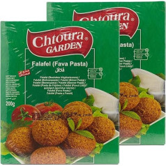 Chtoura Garden Arabic Falafel Mix - Vegan Bratlies - Vegetarian Falafel 200 g (2 x 200 g)