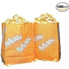 Popcorn Warmhaltetüte 200 g 4.3 litres 18.9 x 9.3 x 24.4 cm, 2-ply white/yellow/red (1000)