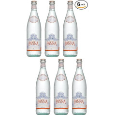 Acqua Panna: Natürliches Quellwasser, 75 cl, Glasflaschen, 6 Stück