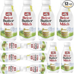 Müller Pure Buttermilk 1% Fat (Disposable) 500 ml x 12 Pieces
