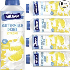 Buttermilk Drink Lemon Milk 0.4% Fat 750 ml x 5 Pieces [Freshness Guarantee]