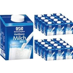 Weihenstephan Milk Low-Fat H-Milk 1.5% Fat, 0.5 Litres Each Pack of 24 + Pufai