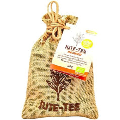 Organic Tea Gift in Sustainable Jute Bag: Jute Tea Ginger | Ginger Tea for the Cold Season | Tea to Give as a Gift