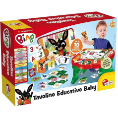 Lisciani - Bing Super Desk - Super EDUGAMES - Bing Learning Table - Large Format - Consists of a Single Unit - Promotes Cognitive Development and Creativity - Toy for Children from 2 Years