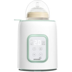 Bottle Warmer Baby Steriliser for Baby Bottles 8-in-1 Fast Baby Food Heater Keep Warm Baby Food & Defrosting BPA-Free Bottle Warmer, Baby Food Warmer with LCD Display