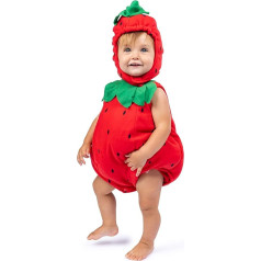 Dress Up America Cute Baby Strawberry Costume 6-12 Months