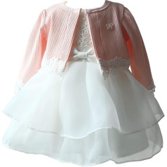 Christening Dress Bolero Baby Girl Dress Flower Girl M11