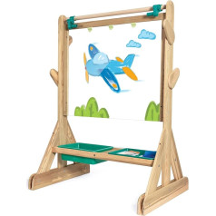 Hape Outdoor Easel, Children's Easel for Outdoors, Made of Weatherproof Wood, Ages 3+