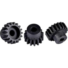 Ritzelsatz, Motorritzel, Zahnrad, Modulritzel, Zahnritzel, Motorzahnradsatz, 2-tlg. 1 Modulritzel, Motorzahnrad, 1M, 11~30T, Stirnrad, 5 mm Bohrung, Metallzahnrad, 1/8 Elektroautomotor, Stirnradkegel(