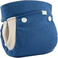 Easyfree Wool Medium Blue Outer Nappy, Inner Nappy, Insert and Belly Band (M (~5-10 kg))