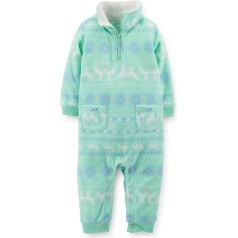 Carter's Baby girl fleece romper