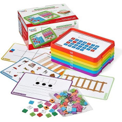 Learning Resources Phonetic Progress Work Set for Small Groups, Age 5, Magnetic Letter Trays, Phonemic Awareness, Essential for Primary School, Multi-Colour, 96156