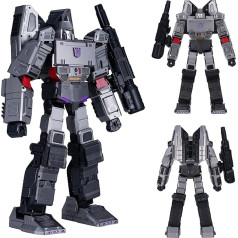 Robosen Megatron G1 Flagship Series Transformer, Metallic Painting, App-Controlled Transformation, Manual & Voice Control, Advanced Motion Technology for Tank Robot Shape Change