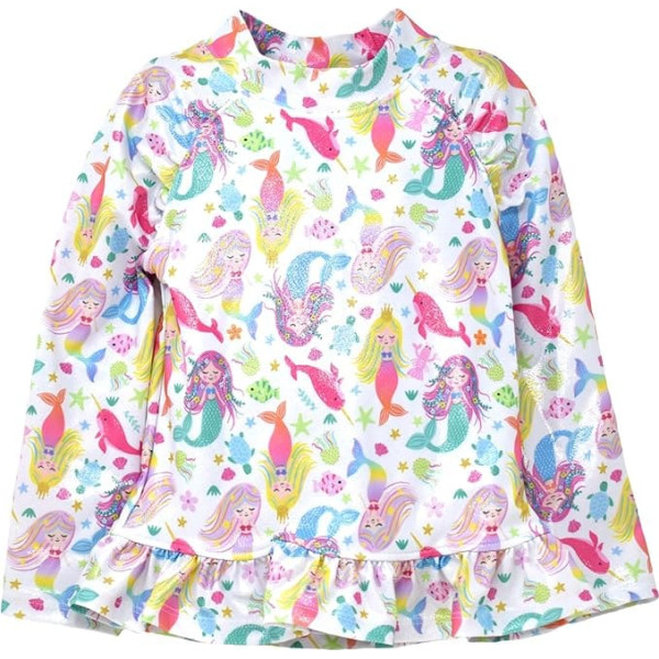Flap Happy Baby Girl Rash Guard Shirt