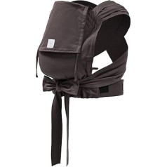 Stokke Limas Baby Carrier, Espresso Brown - Half-Buckle Baby Carrier for Newborns - Ergonomic and Adjustable - Three Carrying Positions - From Birth to 15 kg