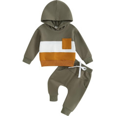 Baby Boys Girls Clothing Hoodie + Trousers Two Piece Baby Clothing Newborn Set 0-3 Years Toddler Outfit
