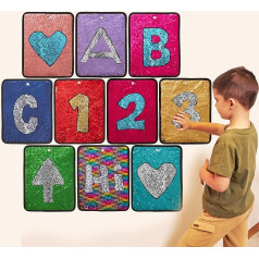 ODOXIA Sensory Mat Sequins (Pack of 10, Rectangle)