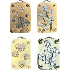 zjhukfmc Metal Flower Press 5x3.5cm Small Flower Press Flower Press Flower Push Preservation Kit Plant Strainer Tools Metal Plant Maker Press Sets for Art and Plant Lovers