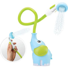 YOOKIDOO - Hand Shower Elephant Blue - Toy for Baby Bath - Bath and Shower Toy - Toy for Babies - Gift for Babies 0 to 2 Years