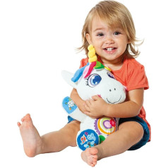 MOLTO 22546 Gusy Interactive Unicorn Light and Sounds, Counter and Recorder, Colourful