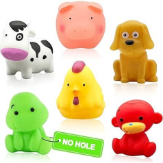 Mildew Free Baby Bath Toy - No Hole Bath Toy for 1-3 Years Kids Floating Toy Bathtub Pool Water Table Toys Toddler Gifts Baby Toys