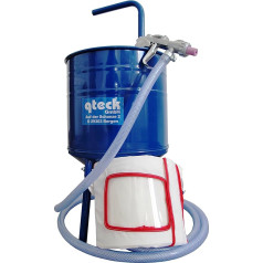 qteck Portable, pressure-free sandblaster, 15 litres