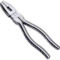 WEDO Lineman's Stainless Steel Combination Pliers, Cutter, Length 200 mm (8 Inches), Wire Cutter, Side Cutters, Wire Crimper for Cable Cutting Stripping Crimping for Workshop, Household