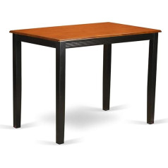 East West Furniture YAFA3-BLK-W 3-Piece Set Including Table and 2 Kitchen Chairs YAFA5-BLK-W 5 Pieces Black