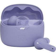 JBL Tune Beam - Water Resistant True Wireless In-Ear Headphones with Noise Cancelling in Purple - Up to 48 Hours of Music Playback