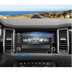 Coleya Navigation Screen Protector Compatible with Skoda Kodiaq 2017-2023/Skoda Karoq 2017-2024, Kodiaq Tempered Glass Screen Protector, 9H Anti-Scratch GPS Screen Protector (8 Inches)