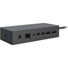 Microsoft 1661 Dock Stationen für Mobiltelefone (Microsoft Surface Cover, Tablet, Microsoft Surface Pro 3, Surface Pro 4-Oberflächenbuch, Schwarz)