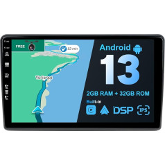 BXLIYER Android 13 IPS Car Radio Suitable for Fiat Ducato/Citroen Jumper/Peugeot Boxer - Built-in CarPlay Android Car - Free Camera - 2G + 32G - 9 Inch 2 DIN - DSP DAB SWC WiFi Fast Boot 4G BT