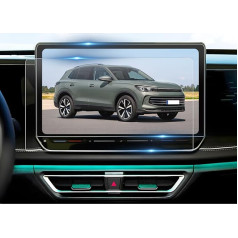 BIBIBO T*iguan 3 Premium Navigation Film, Protective Film for VW T*iguan 3 2024 2025, 15 Inch Navigation Protective Film, PET Screen Protector, T*iguan 3 Scratch-Resistant Screen Protector (Pack of 2)