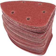 Schleifpapier Haken und Schleife Dreieck Schleifpa 25 Stück selbstklebendes Schleifpapier, Dreieckschleifer, Schleifpapier, Haken- und Schleifpapier, Scheiben-Schleifwerkzeuge for Polieren, Körnung 40
