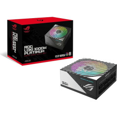 ASUS ROG Loki SFX-L 1000W Platinum (Fully Modular Power Supply, 80+ Platinum, 120 mm PWM ARGB Fan, Aura Sync, ATX 3.0 Compatible, PCIe 5.0 Ready)